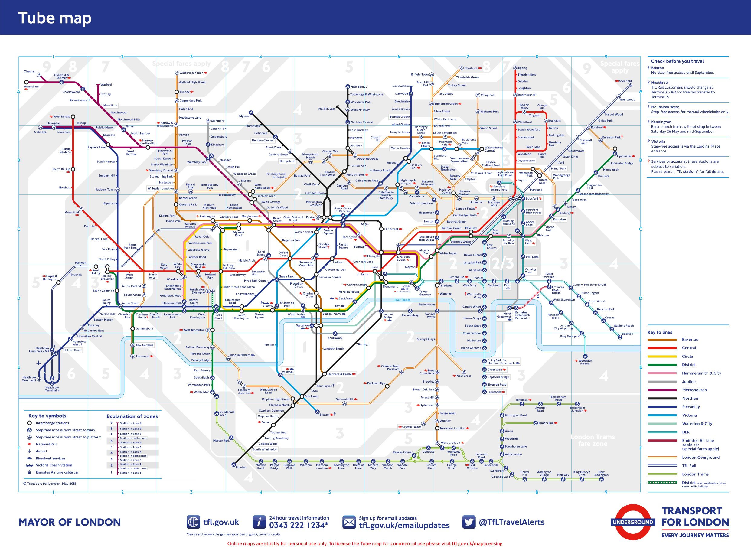 plan metro londres ©Londres Tout pour votre voyage à Londres