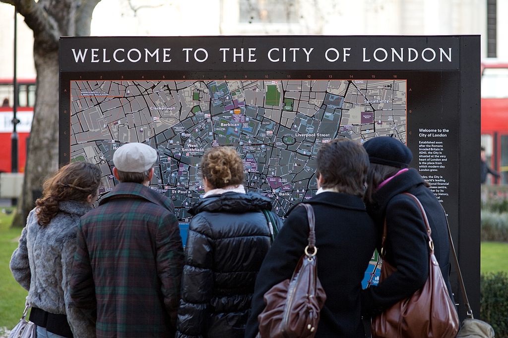 touristes londres