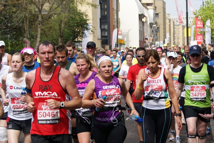 Le marathon de Londres.